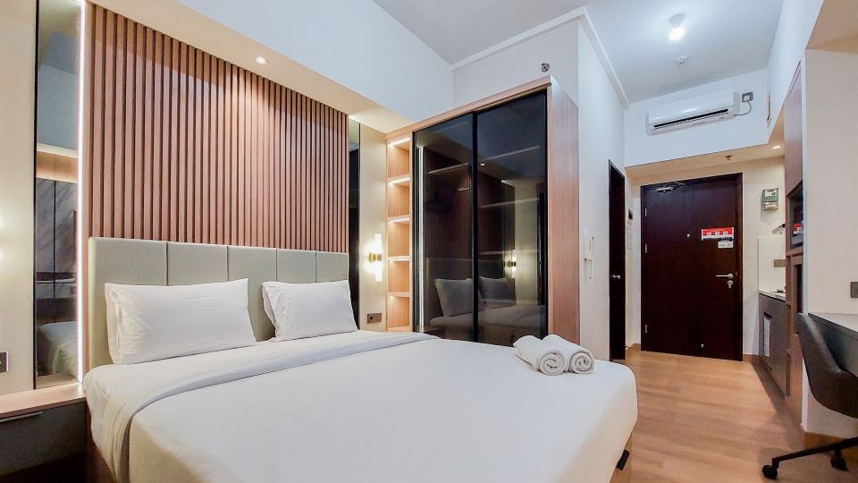 Simply Look and Comfort Studio Room at Casa de Parco Apartment