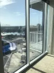Rooftop pool highrise views