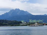 Private studio with alps view FREE pool/sauna at Swiss Holiday Park + parking
