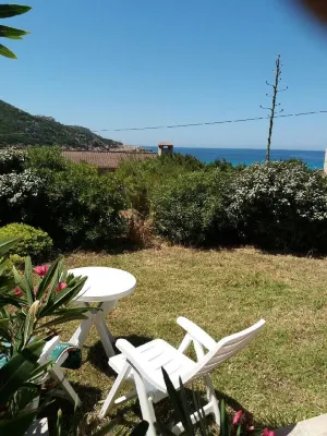 Apartment ideally located facing the sea, on the beach of Tizzano in Southern Corsica Hotels in Sartène