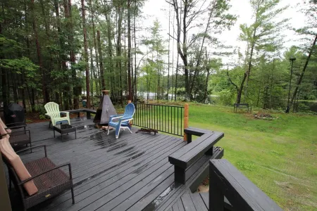 Waterfront Home On Beautiful Lower Post Lake