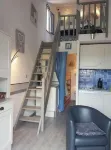 Sea and swimming pool in the natural park 1 studio cabin mezzanine garden swimming pool