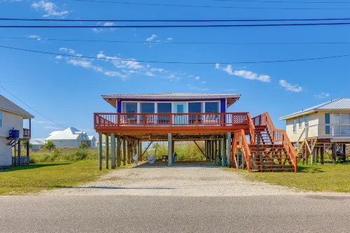 Breezy Dauphin Island Vacation Rental with Deck! - Ocean View