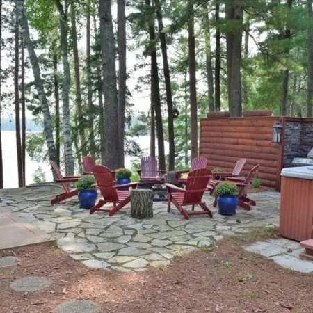 Rustic Log Cabin/Modern Addition - Pontoon, Bunk House, Hot Tub - Woman Chain