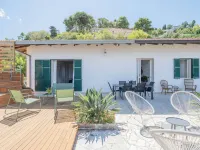 Detached villa with pool for exclusive use privacy and sea view