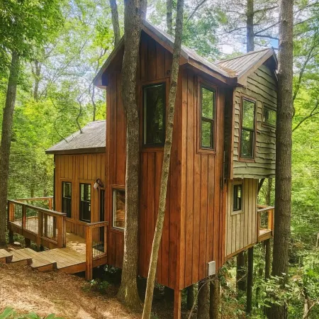 Al's Nest: Secluded Treehouse Overlooking Creek