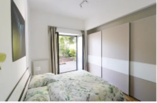 2 room loft apartment with garden and parking space