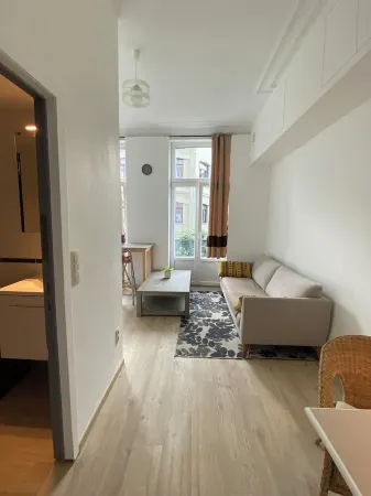Bright & Renovated 1 Bedroom Apartment @Brussels St-Gilles Отели в г. Сен-Жиль