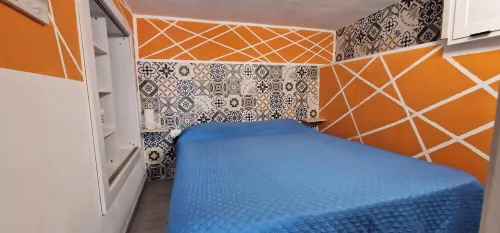 Balcony sea view of the gulf of castellammare in Alcamo Marina