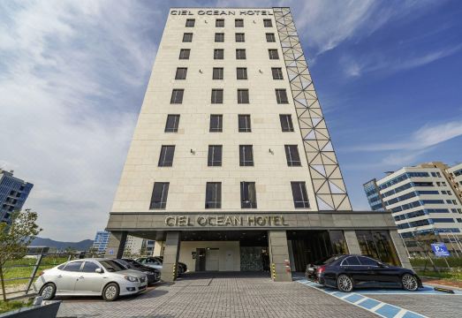 부산 명지 씨엘오션호텔의 아침 조식 뷔페