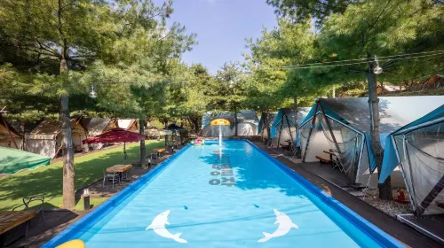 Pocheon Wuri Kids Poolvilla - Mountain view