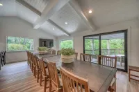 Luxury Riverfront Villa with Firepit & Gameroom!