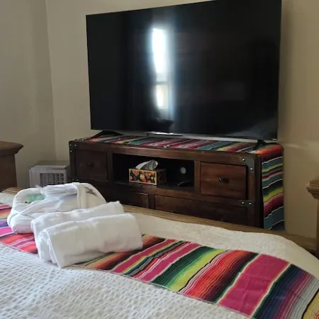 Hacienda de Horacio a 3 bedroom w/2 king beds, private patio and parking.
