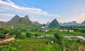 Looking for rice fields homestay (Guilin Liangjiang Sihu Ludi Scenic Area)