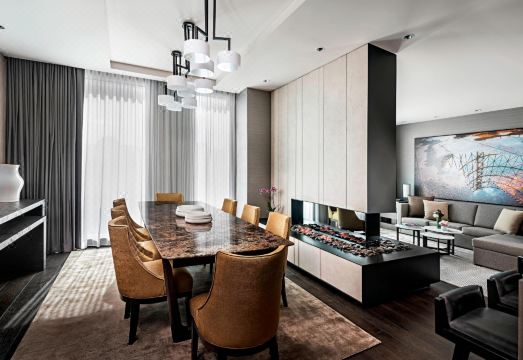 고급스러운 호텔 로비