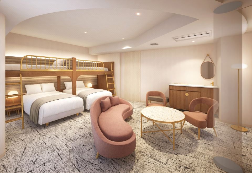 호텔 코멘토 요코하마 칸나이의 조식 뷔페 모습