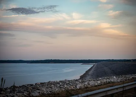 Log Cabin at Sardis Lake