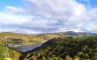 Fantastic view of the Rhine, high altitude of the Rhine above Bacharach, up to 6 people