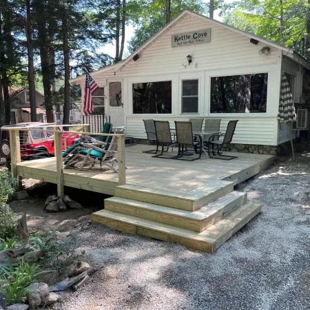 Kettle Cove in Sebago Lake, Maine