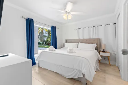 Serenity of West Palm Beach - 5 bed 4 bath Heated Pool and Hot Tub - 3 mi PBI Отели рядом с достопримечательностью «Маунтс Ботаникал Гарден»