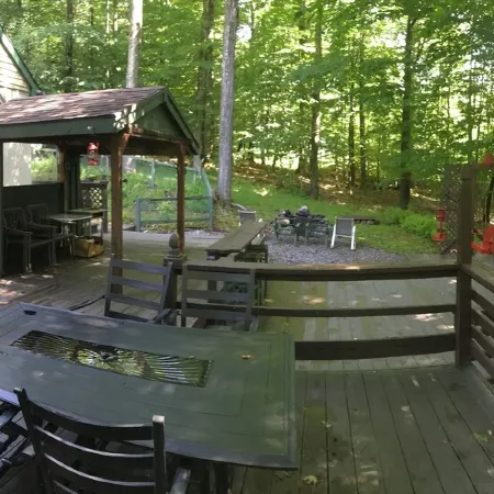 Cozy Chalet with First Lake access just minutes from town.  Great Location