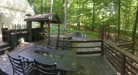 Cozy Chalet with First Lake access just minutes from town.  Great Location