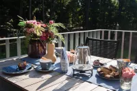 Luxurious Beninga vacation apartment in Karl-Georgs-Forst; dogs welcome
