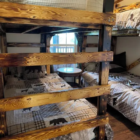 The Bears Den is a quiet cabin 30 miles from Gatlinburg and Pigeon Forge, TN.