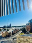 Central Melbourne Getaway with City View Balcony; near Tram Stop & Train Station