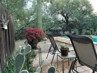 Casita on 10.5 Acre Guest Ranch, Pool! Full Kitchen, BBQ, Private Yard, Firepit