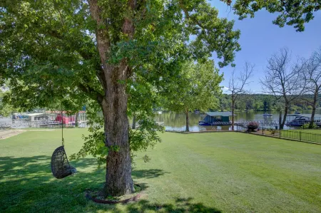 Waterfront Home with private boat ramp and boat dock.