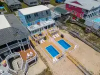 Oceanfront with Heated Pool and Stunning Views - Elegant Coastal Haven 新漢諾威縣住宿飯店