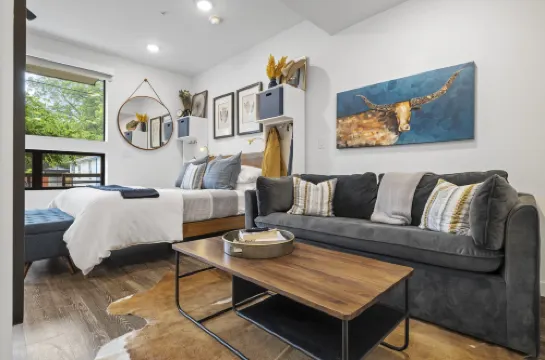 Kitchenette and Easy Access to Downtown - Charming Stylish Retreat