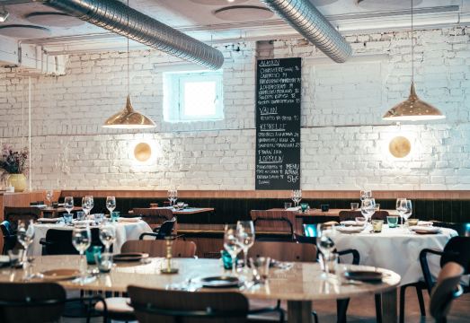 조식 식당 내부