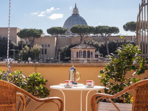 Rental in Rome Sistina View Terrace Apartment