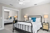 海灘別墅 游泳池 高爾夫球車 遊戲室 燒烤 Vilano Beach住宿飯店