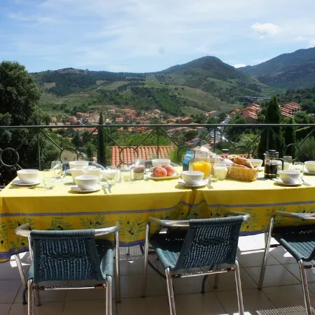 Collioure - 4 bed modern villa with private heated pool and great views