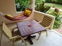 Beautiful 1BR in front of the beach with pool spa restaurant