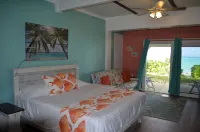 Beachfront large one bedroom studio, adjoining studio can be added to make 2/2.