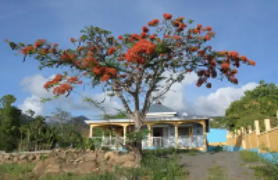 individual tourist villa on boiling.