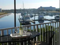 The Beach - SUNRISE over looking marina and on canal!