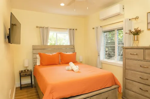 Cozy accommodations in a great location.