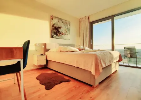 Comfortable vacation apartment A103 with sea view and close to the beach