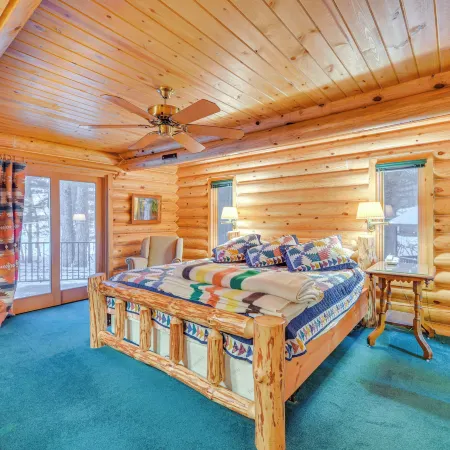 Lakefront Cabin w/ Sauna & Dock in Webster!