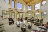 H7 at Hope Mountain -- 6-Bedroom Retreat Home at Allenspark Colorado Home - balcony