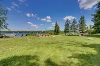 Private Dock Lakefront Family Home in Outing - parking