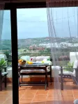 Charming penthouse ideal for couples. Overlooking the sea (800m and the mountains.