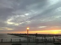 Beach apartment facing the sea. Hotels in 