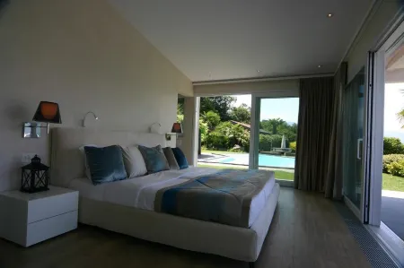 Luxury villa with a lake view