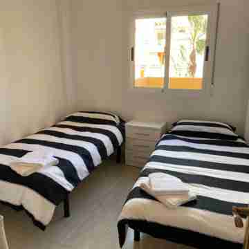 A stunning 2 bedroom apartment 5 min walk to the beautiful beaches of Vera Playa Rooms